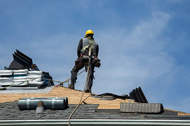 Professional Roofing technician working in Ossipee, NH